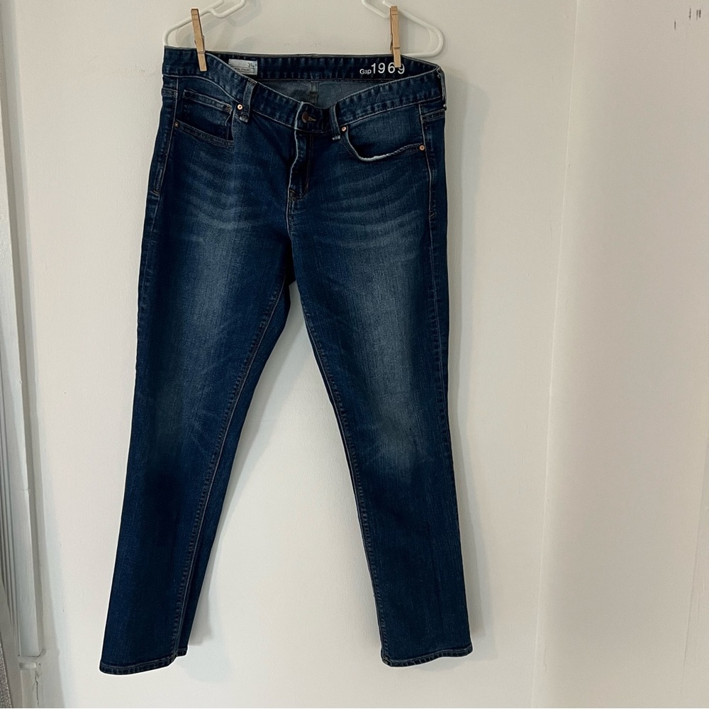 GAP Blue Straight Leg Jeans Size 31 Short